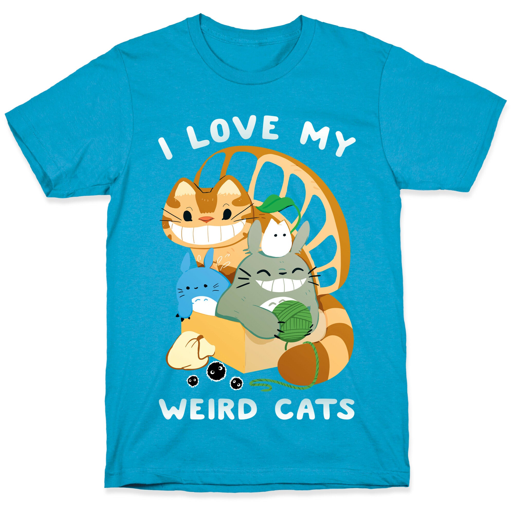 I love my weird cats Unisex Triblend Tee